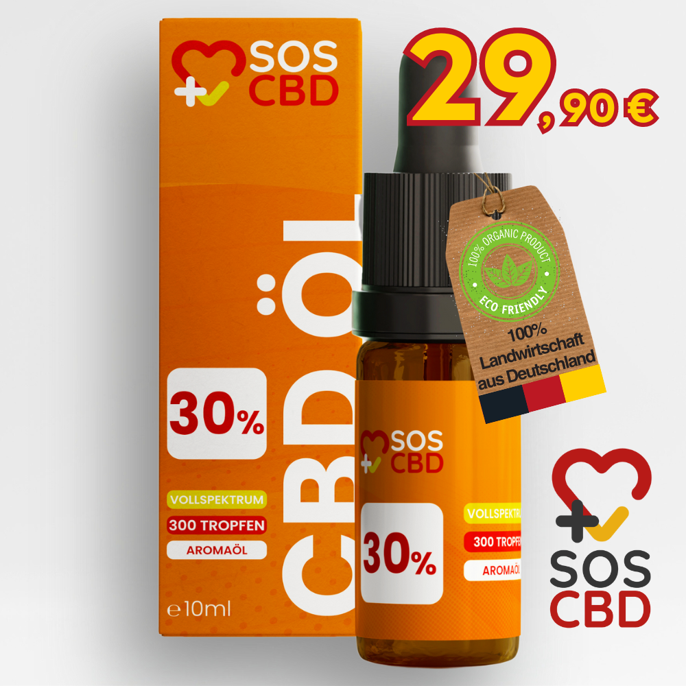 SOS CBD-ÖL 30% 10ml